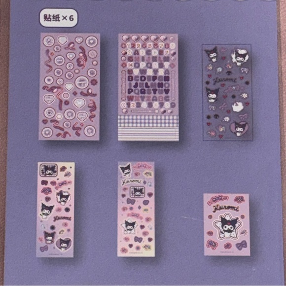 😈 KUROMI- Sticker Sheets 😈 - Picture 3 of 3